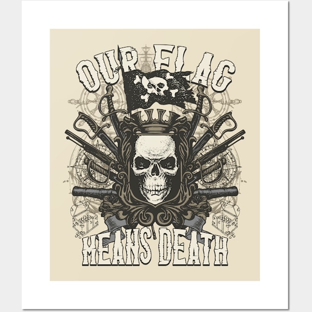 Our Flag Means Death Wall Art by CoDDesigns